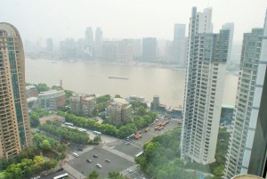 View from the apartment in the Pudong Area.