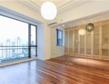 Apt with floor heating for rent in the Summit near Changshu Road station