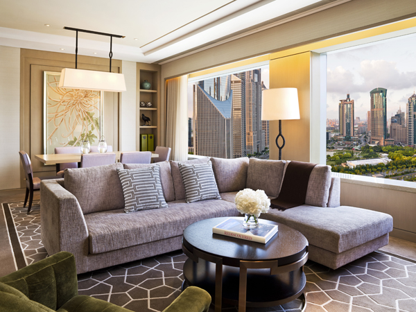 Image showcasing Shanghai Pudong lujiazui Luxury 2BR Service Apartment in IFC Residence