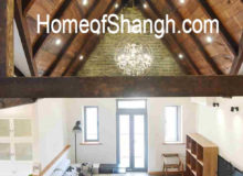 Shanghai apartment for rent with terrace on Yuyuan road